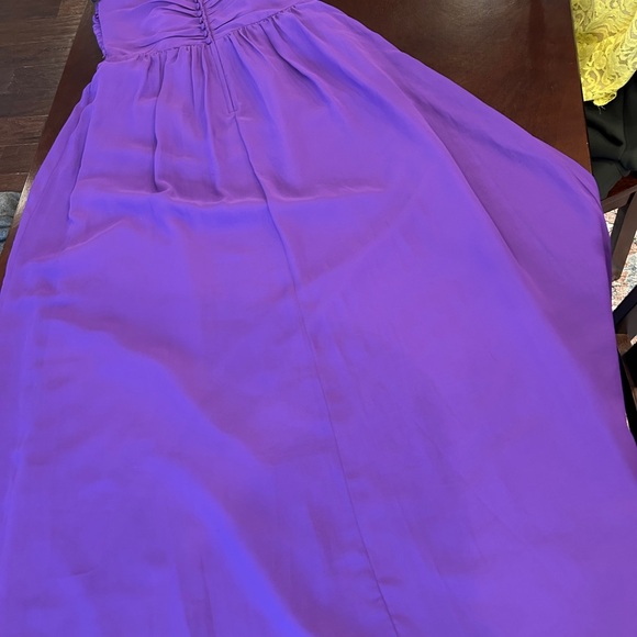 Alfred Angelo Vibrant Purple Bridesmaid Dress - Picture 3 of 15